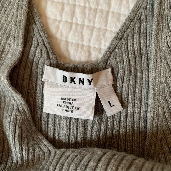 DKNY knit tank top size large - Picture 3 of 6